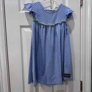 Matilda Jane Blue and White Polka Dot Dress